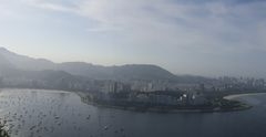 Aussicht nach Bergbesteigung